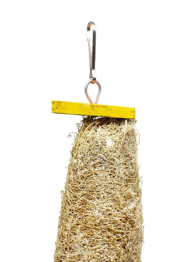 PETZOO Playful Mesh Hanging Chewable Toy for Big Birds, Macaw, African Grey Pet Toy, Parrot, Alexandrine, Budgies, Hamster Cage Accessories, Resting Toy & Wooden Training Aid for Bird & Parrots - Image 3